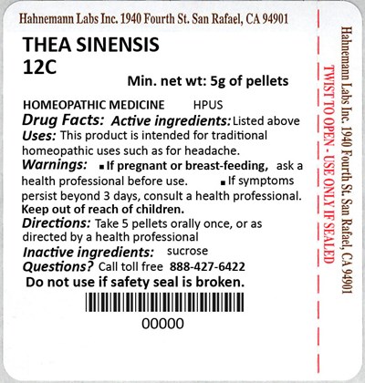Thea Sinensis 12C 5g - Thea Sinensis 12C 5g